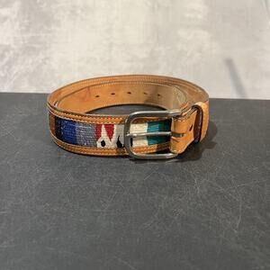 Circle y of Yoakum Belt Mens 32 Brown Multicolor Southwestern Leather Western